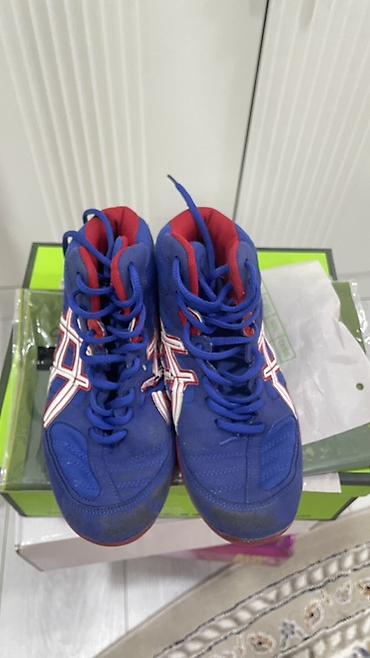 Мужская обувь: Мужские кроссовки, 37, 37.5, Asics, Б/у, цвет - Синий — 2