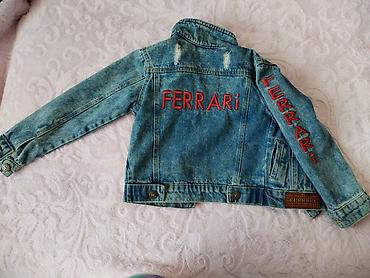 Pencəklər: Uşaq cins gödəkcə – “Ferrari” dizaynı. *Daha çox uşaq məhsulları üçün — 1