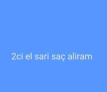 tap.az tebii saclar: Xidmət: İkinci əl sarı saç alışı Təsvir: - Sarı rəngdə, təbii insan — 1