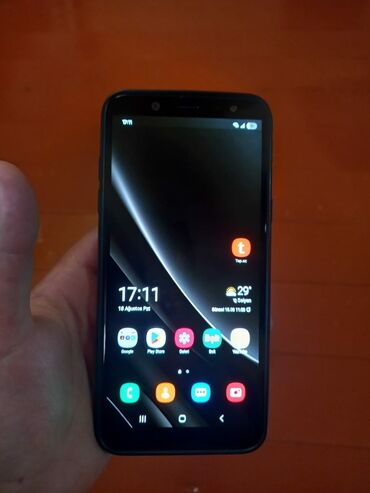 en ucuz kamera: Samsung Galaxy A6, 32 ГБ, цвет - Черный, Face ID