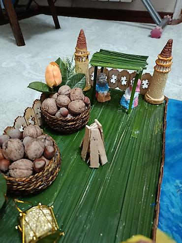 diorama: Məhsul: Əl işı Novruz xonçası Təsvir: - Tamamilə əl işidir — 2
