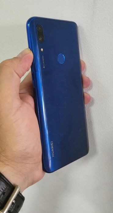 huawei azərbaycan: Huawei P Smart Z, 64 GB, rəng - Göy, Barmaq izi, İki sim kartlı, Face ID