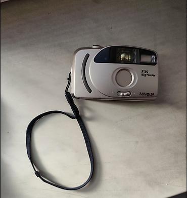 futlyar: Minolta F35 Big Finder 35mm plyonka fotoaparatı - Kompakt korpus, iri — 1