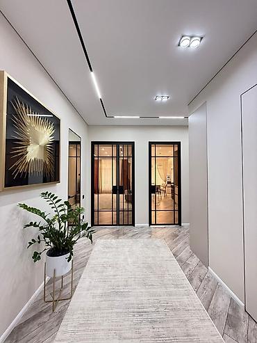 Продажа квартир: 3 комнаты, 103 м², Асанбай мкр Элитка, 5 этаж, Дизайнерский ремонт — 2