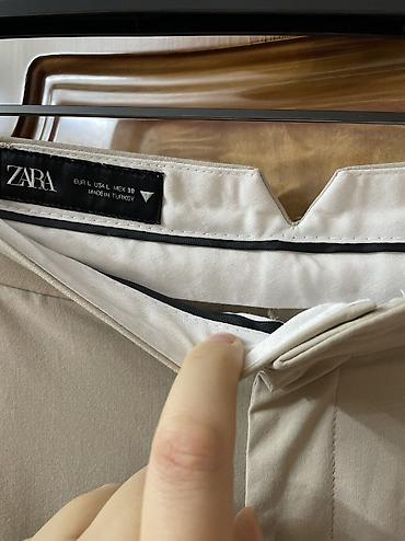 zara paltar: Şalvar, Zara, L, rəng - Bej — 3