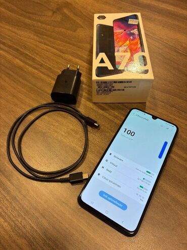 Samsung: Samsung Galaxy A70, 128 GB, rəng - Göy, İki sim kartlı — 7