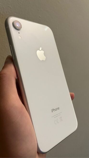 iphone xr lalafo: IPhone Xr, Колдонулган, 128 ГБ, Ак, Каптама, 80 %