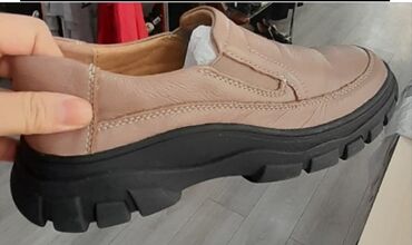Makasin və loferlər: Ölçü: 38, rəng - Bej, Yeni