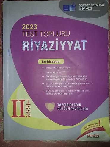 ucuz tablo: Riyaziyyat 11-ci sinif, 2023 il, Ünvandan götürmə, Ödənişli çatdırılma — 1