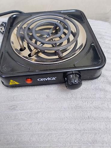 Orvica elektrikli tək gözlü soba/plətə - Növ: spiral rezistorlu