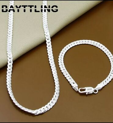 Setovi nakita: Sterling srebro 925 komplet ogrlica i narukvica