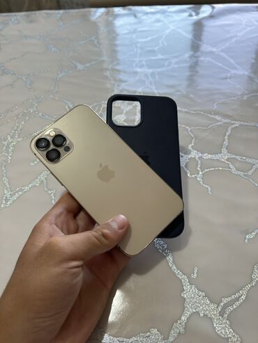 бу рации: IPhone 12 Pro, Колдонулган, 128 ГБ, Алтын, Каптама, 100 %