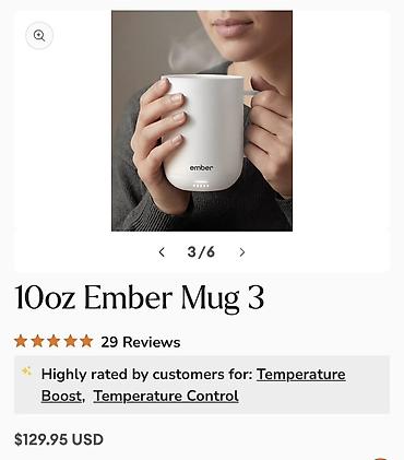 Термо идиштер: Продаю умную кружку Ember Mug² (10 oz / 295 мл) с функцией поддержания — 2