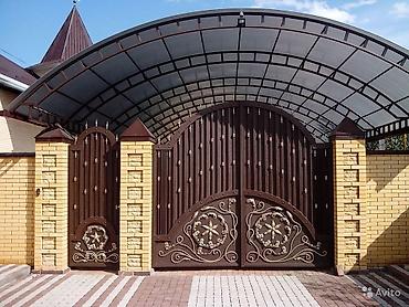 навесы для кафе: Изготовление навесов, ворот и входных групп из металла. На фото — 1