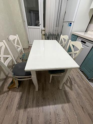 ofis ucun kreslo ucuz: Stol stul dəsti satilir. 200 azn. Yaxşı vəziyyətdədir hec bir problemi — 1