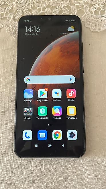 Mobil telefonlar: Redmi 9C, 64 GB, rəng - Göy, Barmaq izi — 2