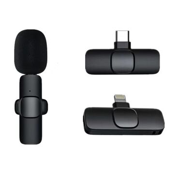 Петличные микрофоны: Беспроводной микрофон (петличка) WM K9 для смартфона Комплект — 10