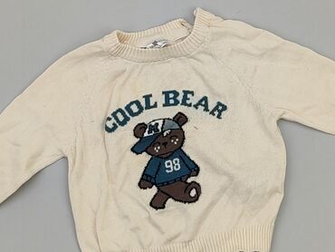 kombinezony niemowlęce zimowe: Sweater, So cute, 9-12 months, condition - Good
