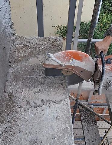 Beton işləri: Beton kəsimi beton deşimi beton kəsən beton deşən betonlarin kesilmesi — 2