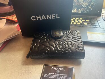 сумка chanel boy: Новый кожаный кошелек