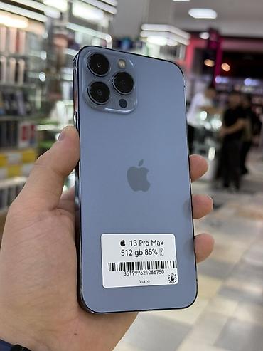 ipnone 13: IPhone 13 Pro Max, 512 ГБ - Цвет: синий (Sierra Blue) - Объём памяти — 2