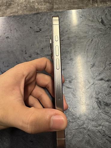 15 pro 128: IPhone 15 Pro, 128 GB, Natural Titanium, Barmaq izi, Face ID — 4