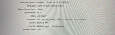 Lenovo: 24GB RAM, 1TB SSD, RTX 3050 🚀 🎮 24GB RAM 🎮 1TB SSD 🎮 RTX 3050 (6GB) 🎮 — 8