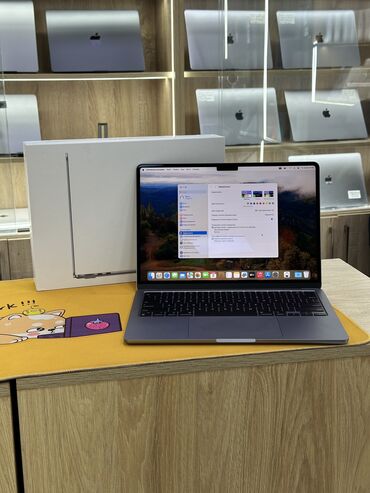 м1 макбук: Ноутбук, Apple, 8 ГБ ОЗУ, Apple M2, 13.5 ", Б/у, Для несложных задач, память SSD