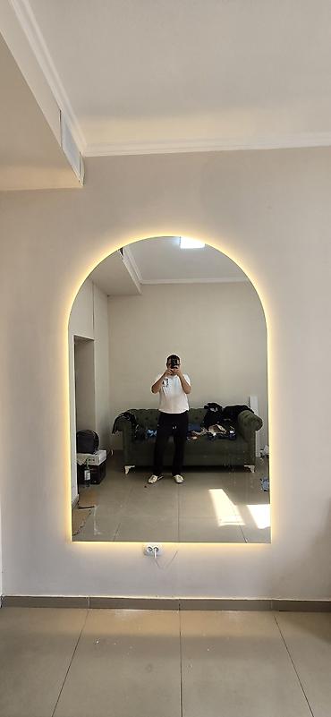 Зеркала: Зеркало на заказ от 2500 сом за м2! Производство Россия, 4мм толщина — 29