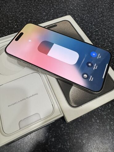Apple iPhone: IPhone 15 Pro Max, 256 GB, Natural Titanium, Face ID, Sənədlərlə — 4