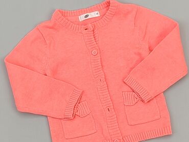 rozowy sweterek dla chłopca na szydełku: Kardigan, Pepco, 9-12 m, stan - Dobry