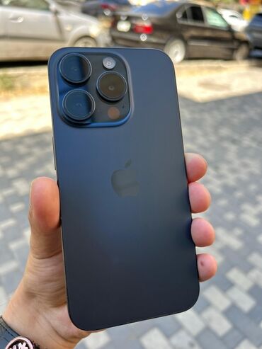 чехлы на iphone 5s: IPhone 15 Pro, Blue Titanium