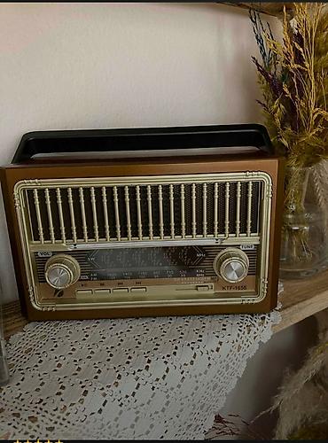 Səs gücləndiriciləri: Nostalji görünüşlü kalonka Fm radio Bluetooth USB flashkart SD kart — 10