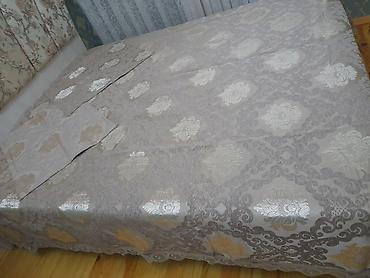 yeni il sufre: Zərif naxışlı süfrə dəsti - Material: sıx toxunmuş parıltılı jakard — 3