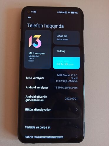 Digər mobil telefonlar: Salam hərvaxtınız xeyir telefon təcili satılır 2 problemi var biri — 9