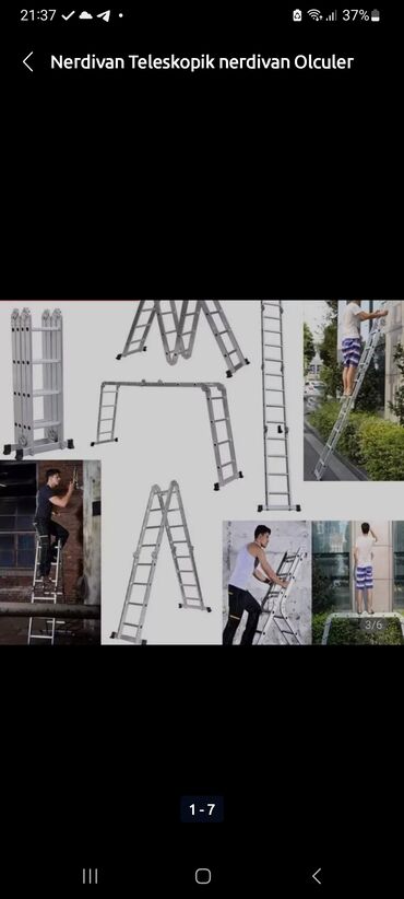 Nərdivanlar: DİQQƏT: Mağaza deyil.Anbar şirkət satışıdır.Hər çeşiddə Nərdivanların — 15