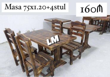 стеклянный стол: Bağ mətbəxkafe və eyvanlarınız üçün çox əlverişli Təbii şam