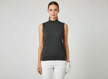 sweter bez ramion: Golf damski, rozmiar S