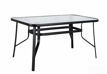 platneni ormar: BASTENSKI STO METAL STAKLO NOV STO ZA TERASU 140X80 CM AKCIJ | Cene — 2
