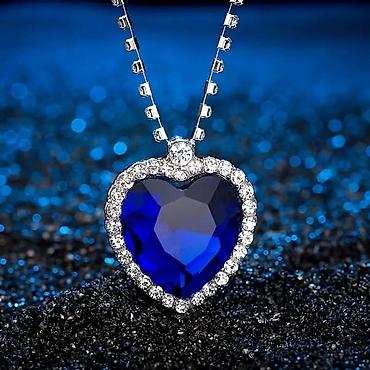 Ogrlice: ✨🌊 Ogrlica Titanik - Crveno Srce! ❤️💎💙 Cena:1200din Zasijajte ovim — 7