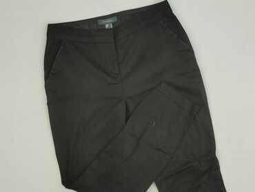 sinsay czarne spodnie z wysokim stanem: Atmosphere, Material trousers for women, size S
