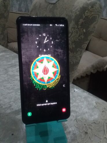 Tulumlar: Samsung Galaxy A7 2018, 128 GB, rəng - Qara, İki sim kartlı