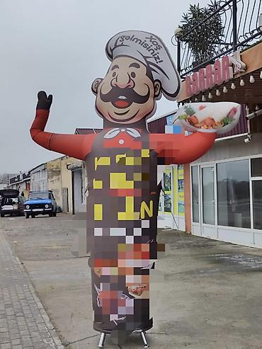 Reklam lövhələri: Şişmə rəqs edən reklam fiquru – Aşpaz model profildeki nömre ile elaqe — 1