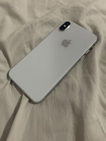 айфон x 64 гб цена бу: IPhone X, Колдонулган, 64 ГБ, Ак, 75 %