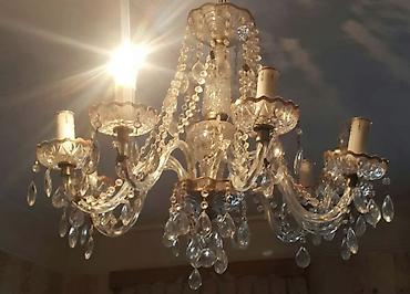 cucə lampası: Çılçıraq, 6 lampa, Xrustal — 1