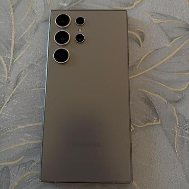 Мобильные телефоны и аксессуары: Samsung Galaxy S24 Ultra, Б/у, 512 ГБ, цвет - Бежевый, 1 SIM, eSIM — 1