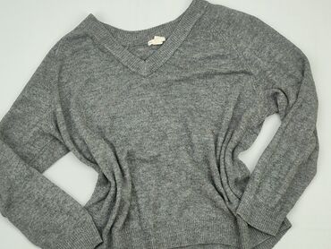 białe t shirty w serek damskie: Sweter, H&M, M (EU 38), condition - Good