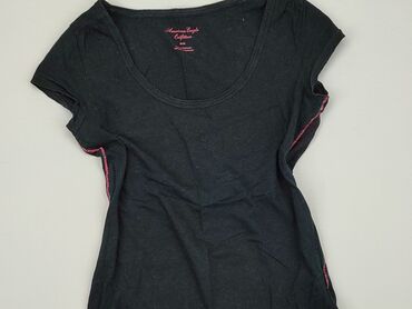 calvin klein t shirty damskie czarne: T-shirt, M (EU 38), condition - Good