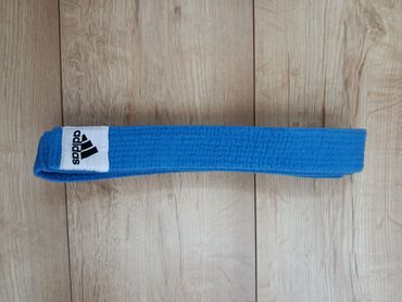 ракетки для бадминтона: Пояс для дзюдо Adidas, оригинальный синий