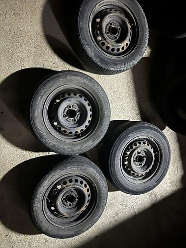 Дөңгөлөктөр монтажда: Дөңгөлөктөр монтажда R 14, Жай, Колдонулган, Комплект, Жеңил унаалар, Темир, тешиктери - 4 — 3